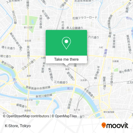 K-Store map