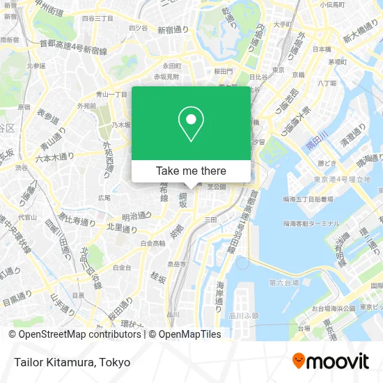 Tailor Kitamura map