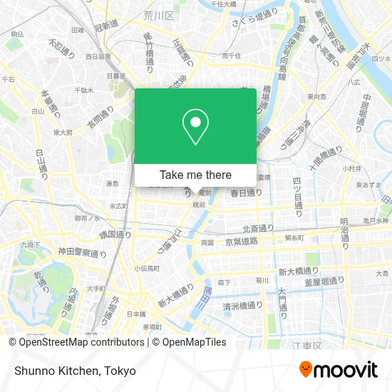 Shunno Kitchen map
