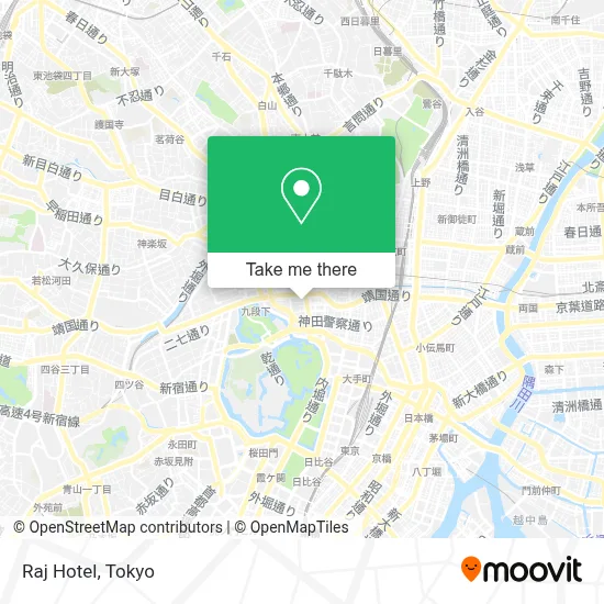 Raj Hotel map