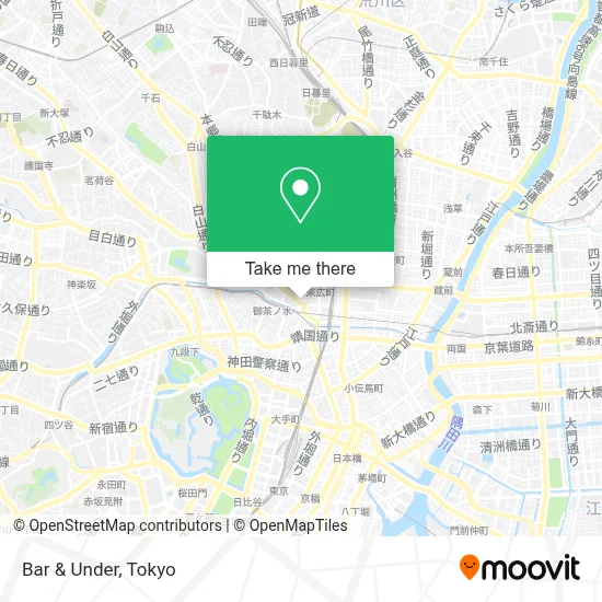 Bar & Under map