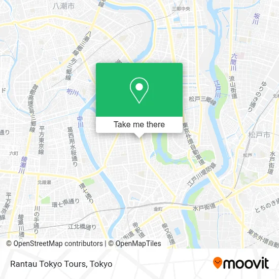 Rantau Tokyo Tours map