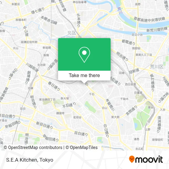 S.E.A Kitchen map