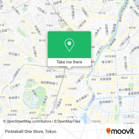 Pickleball One Store map