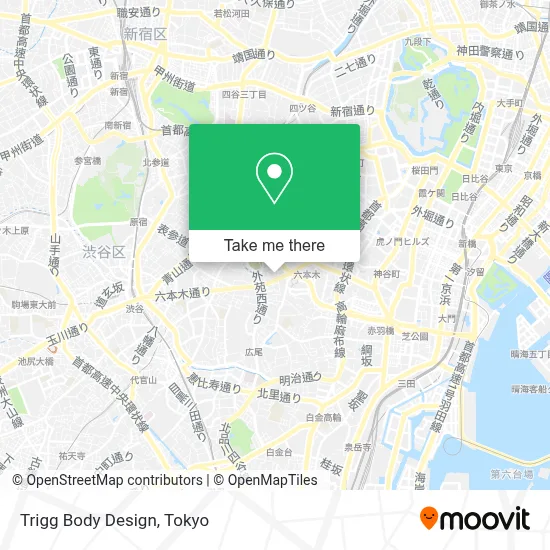 Trigg Body Design map