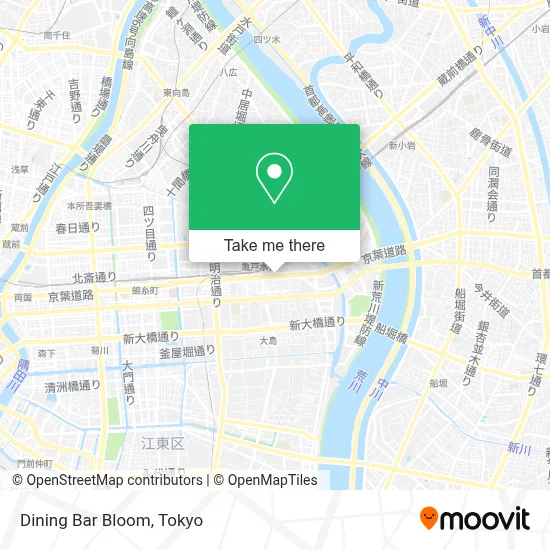 Dining Bar Bloom map