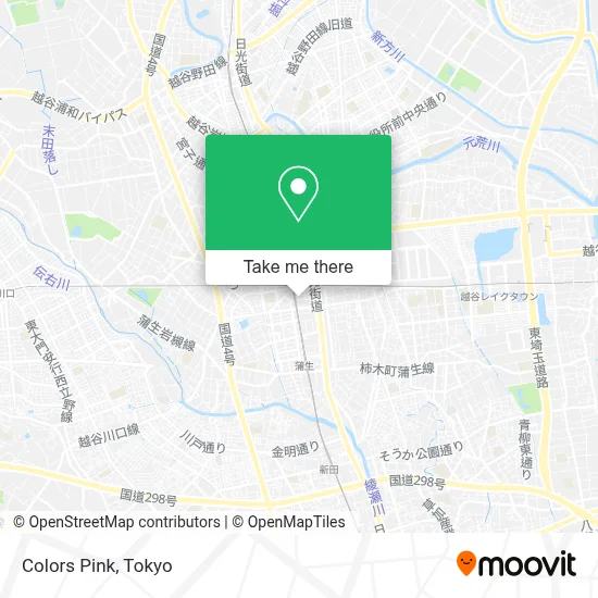 Colors Pink map