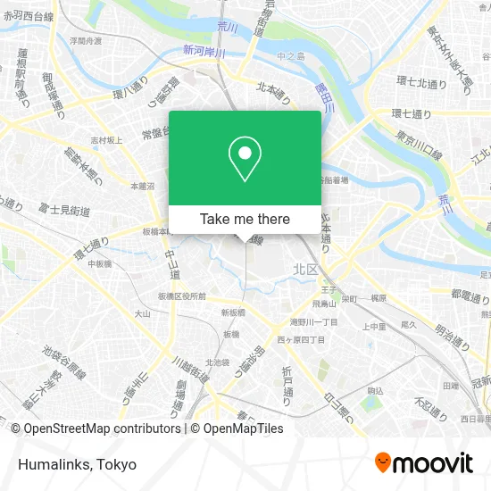 Humalinks map