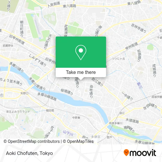Aoki Chofuten map