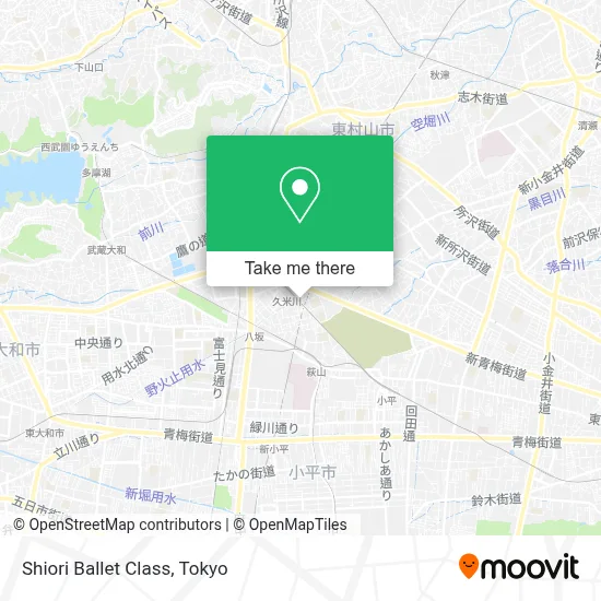 Shiori Ballet Class map