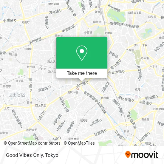 Good Vibes Only map