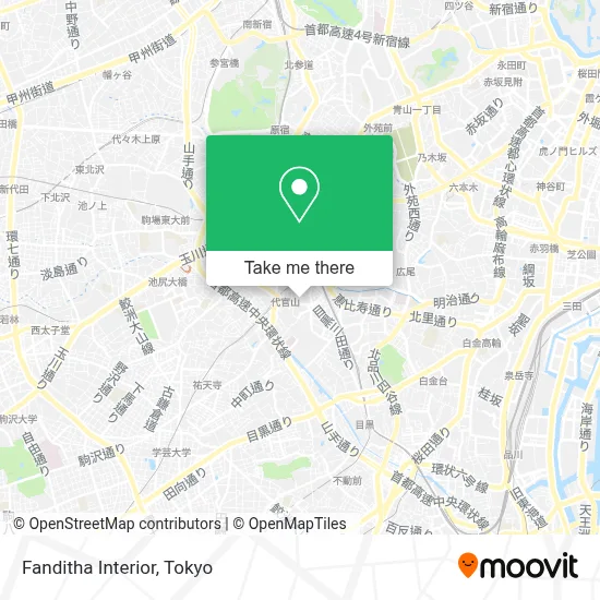 Fanditha Interior map