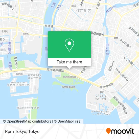 Rpm Tokyo map