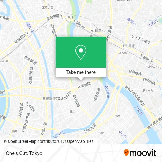 One's Cut map