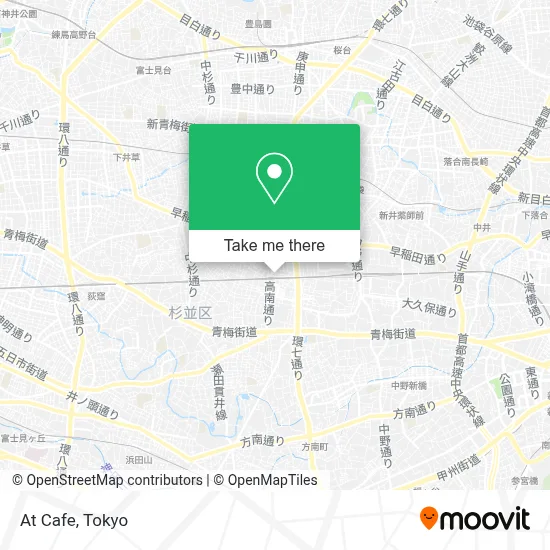 At Cafe map