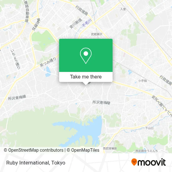 Ruby International map