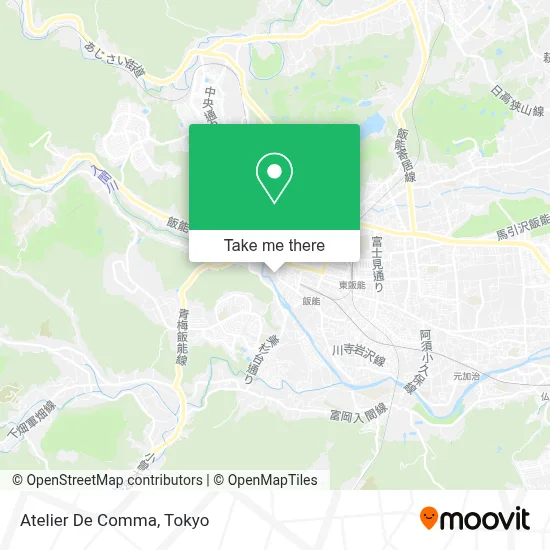 Atelier De Comma map