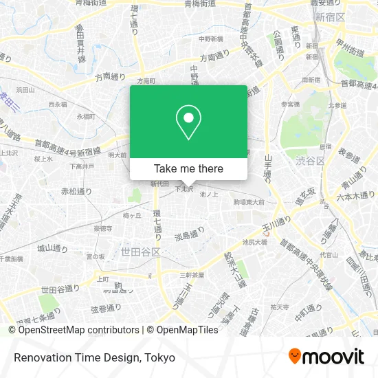 Renovation Time Design map