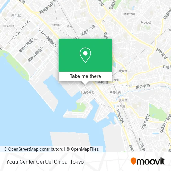 Yoga Center Gei Uel Chiba map
