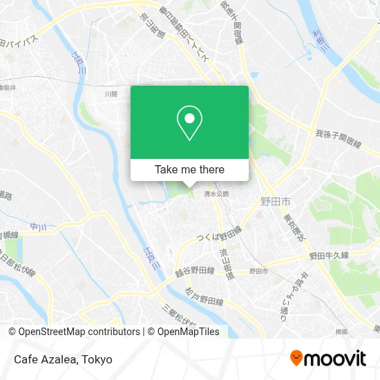 Cafe Azalea map