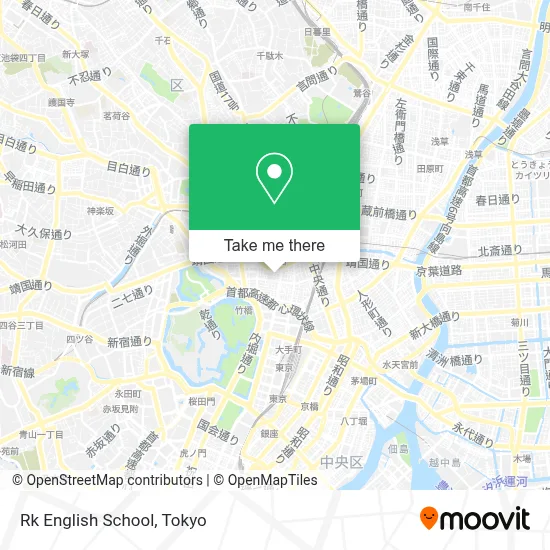 Rk English School map
