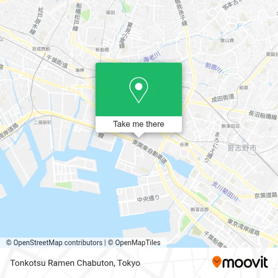 Tonkotsu Ramen Chabuton map