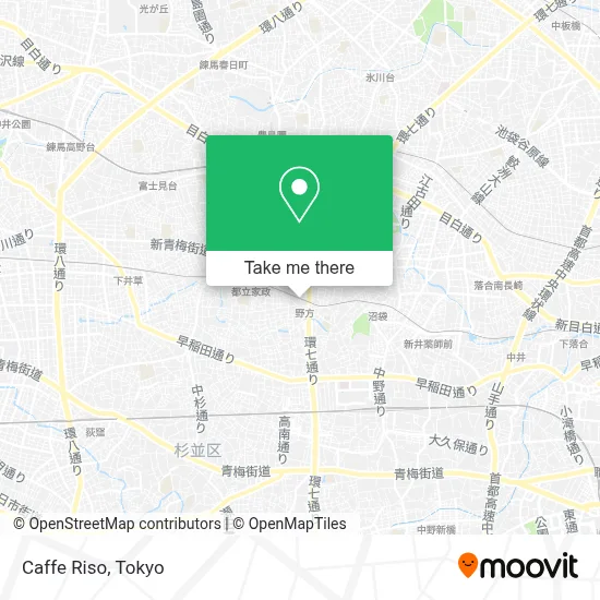 Caffe Riso map