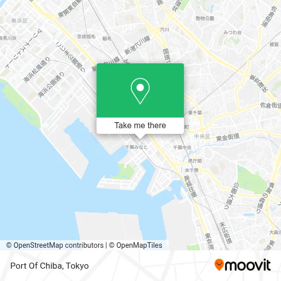 Port Of Chiba map
