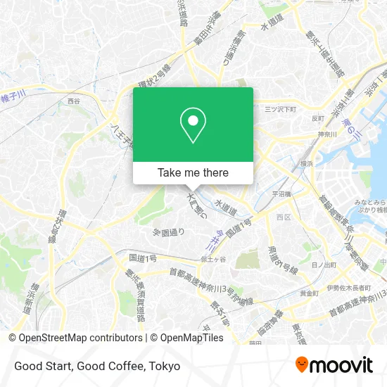 Good Start, Good Coffee map