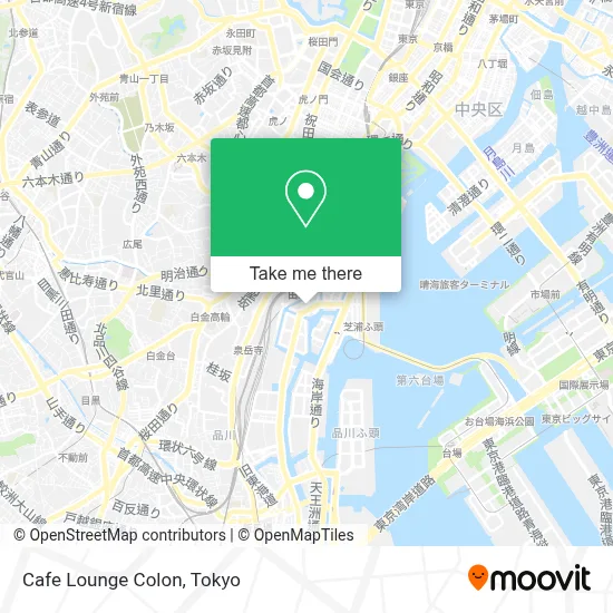 Cafe Lounge Colon map