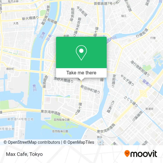 Max Cafe map