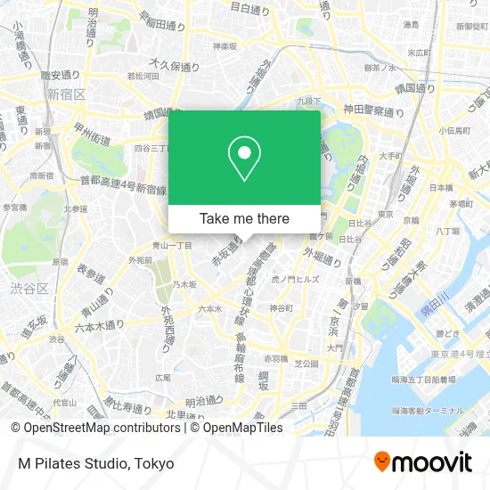 M Pilates Studio map
