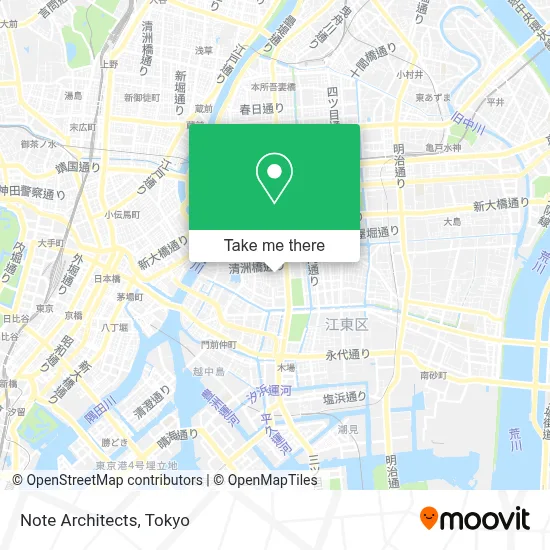 Note Architects map