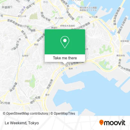 Le Weekend map