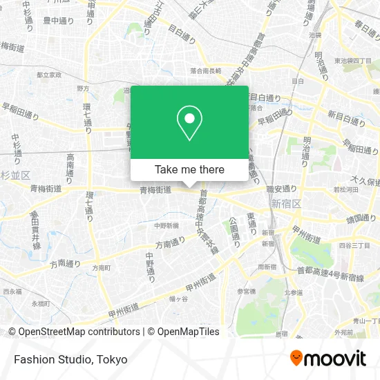 Fashion Studio map
