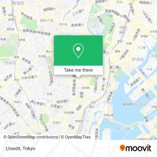 L'Inedit map