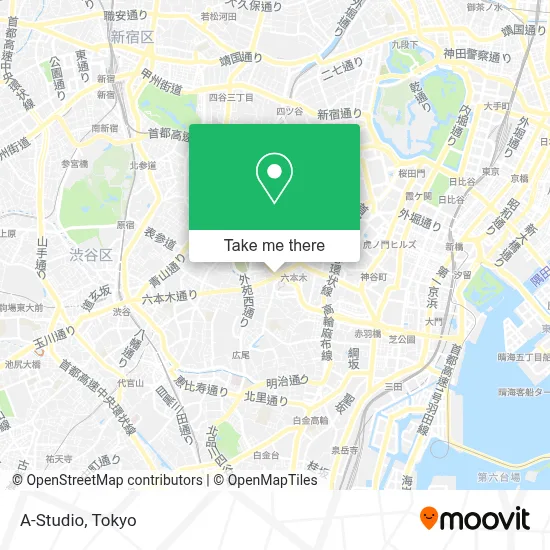 A-Studio map
