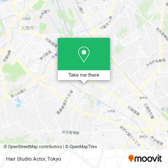 Hair Studio Actor map