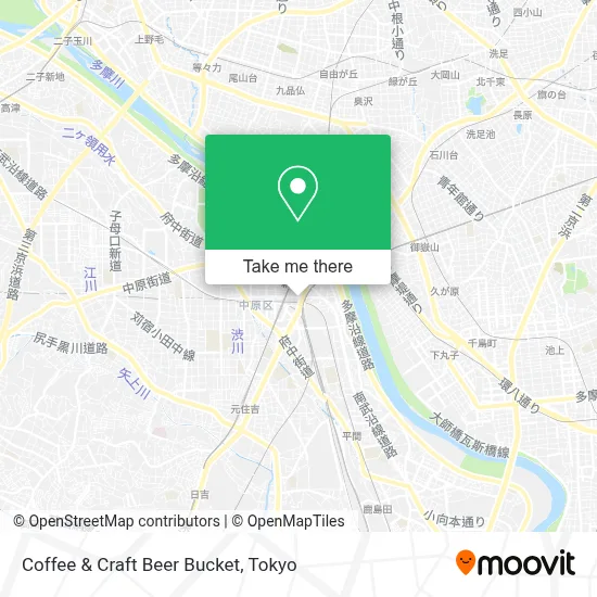 Coffee & Craft Beer Bucket map
