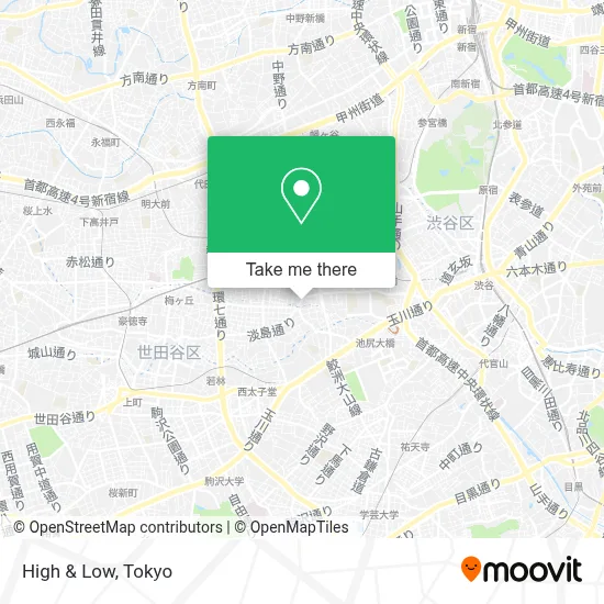 High & Low map