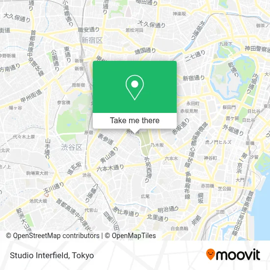 Studio Interfield map