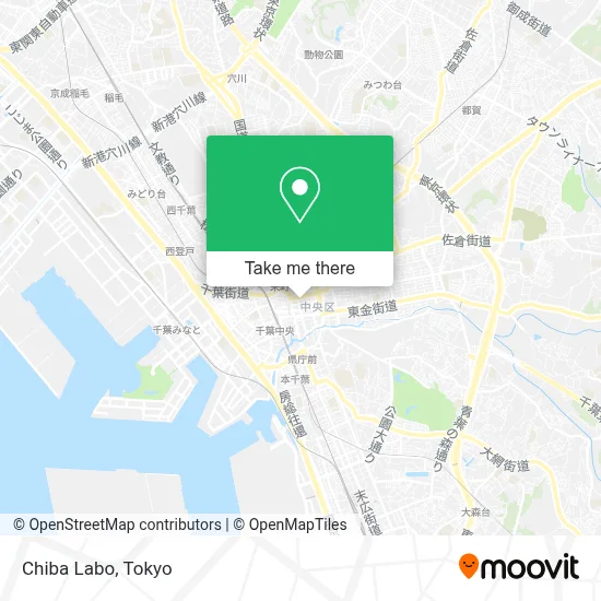 Chiba Labo map
