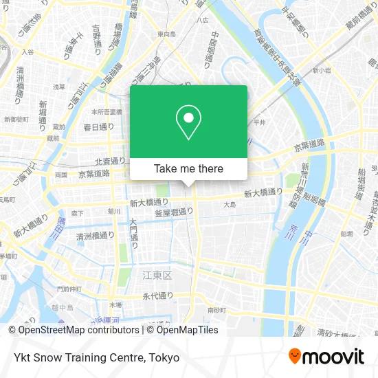 Ykt Snow Training Centre map
