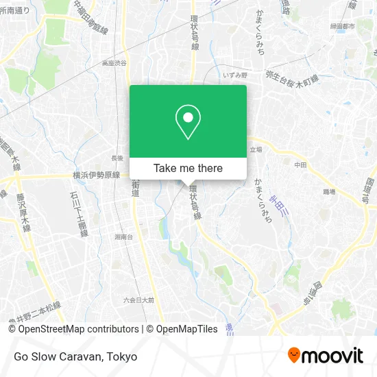 Go Slow Caravan map