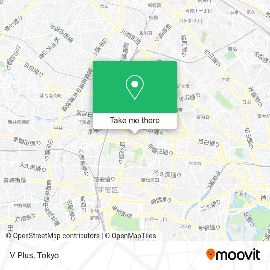V Plus map