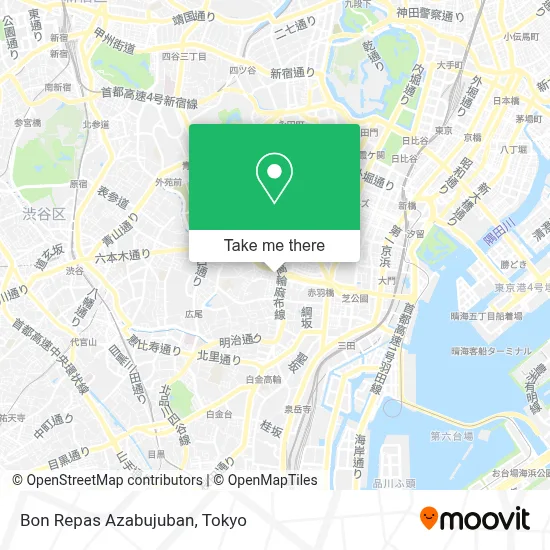 Bon Repas Azabujuban map