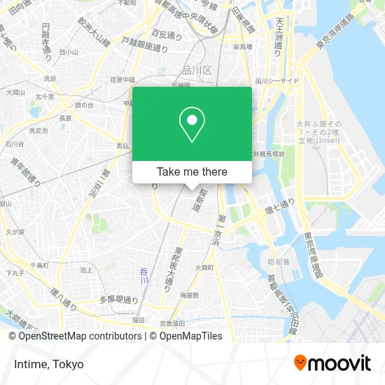 Intime map