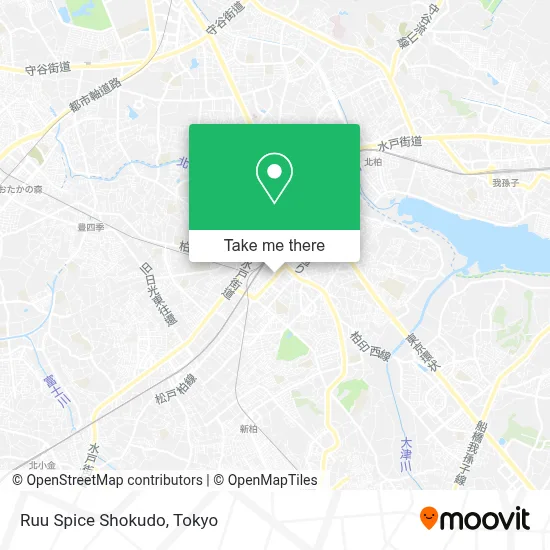 Ruu Spice Shokudo map