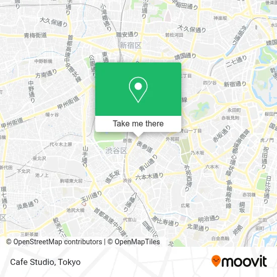 Cafe Studio map