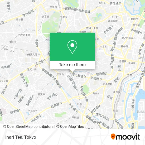 Inari Tea map